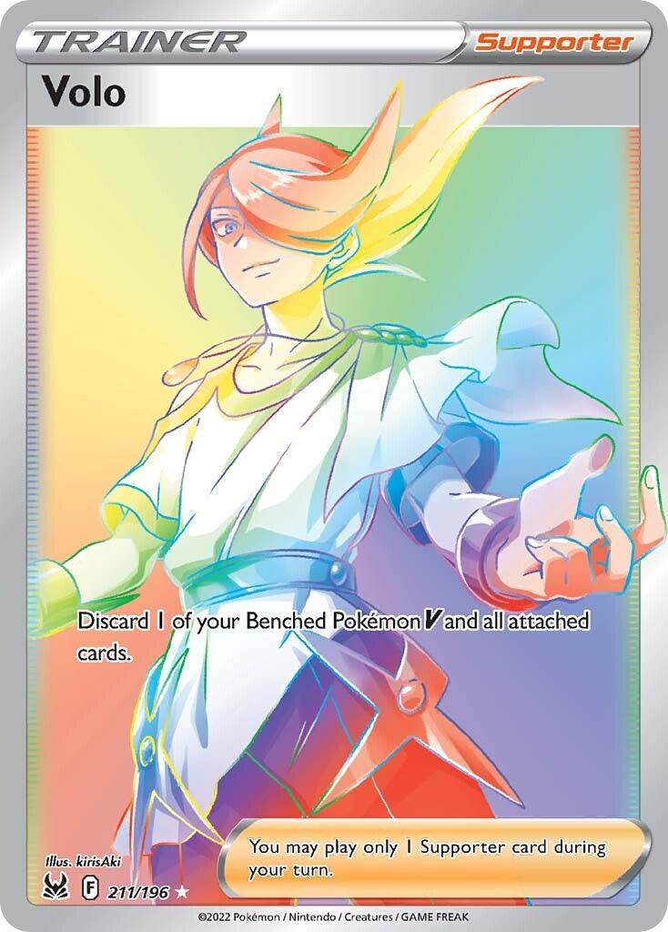 211, Holofoil, Secret Rare, Supporter, Sword & Shield: Lost Origin Volo (211/196) [Sword & Shield: Lost Origin] - Trading Card World
