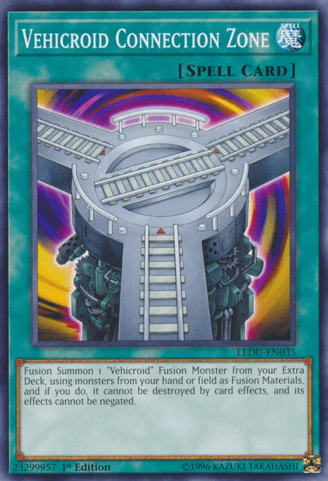 1st Edition, Common, Legendary Duelists, Normal Spell, Spell Vehicroid Connection Zone [LEDU-EN035] Common - Trading Card World