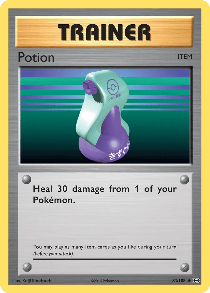 83, Item, Normal, Reverse Holofoil, Uncommon, XY: Evolutions Potion (83/108) [XY: Evolutions] - Trading Card World