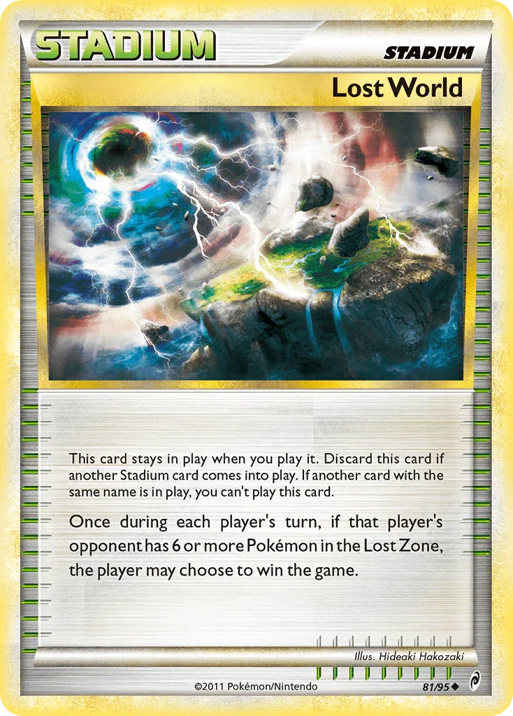 81, HeartGold & SoulSilver: Call of Legends, Normal, Reverse Holofoil, Stadium, Uncommon Lost World (81/95) [HeartGold & SoulSilver: Call of Legends] - Trading Card World