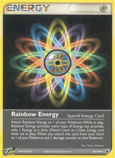 95, EX: Ruby & Sapphire, Normal, Rare, Reverse Holofoil, Special Energy Rainbow Energy (95/109) [EX: Ruby & Sapphire] - Trading Card World