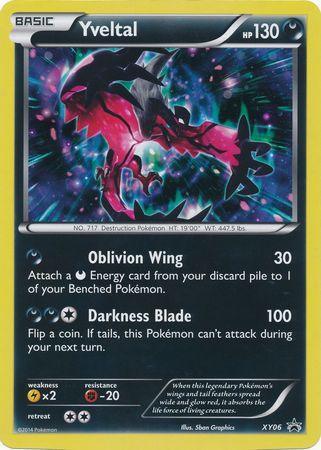 Darkness, Fighting[-20], Holofoil, Lightning[x2], Promo, XY06, XY: Black Star Promos Yveltal (XY06) (Jumbo Card) [XY: Black Star Promos] - Trading Card World