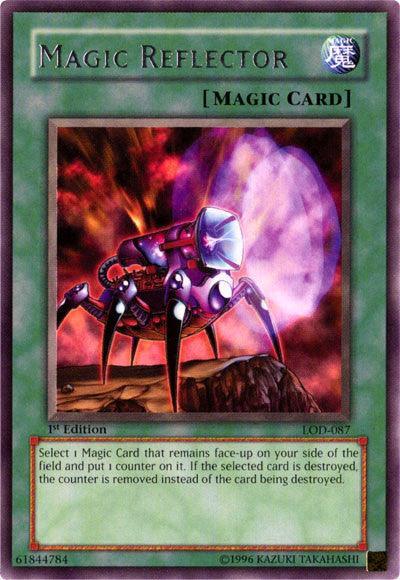 1st Edition, Legacy of Darkness, Normal Spell, Rare, Spell, Unlimited Magic Reflector [LOD-087] Rare - Trading Card World