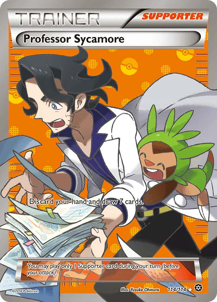 114, Holofoil, Supporter, Ultra Rare, XY: Steam Siege Professor Sycamore (114/114) [XY: Steam Siege] - Trading Card World