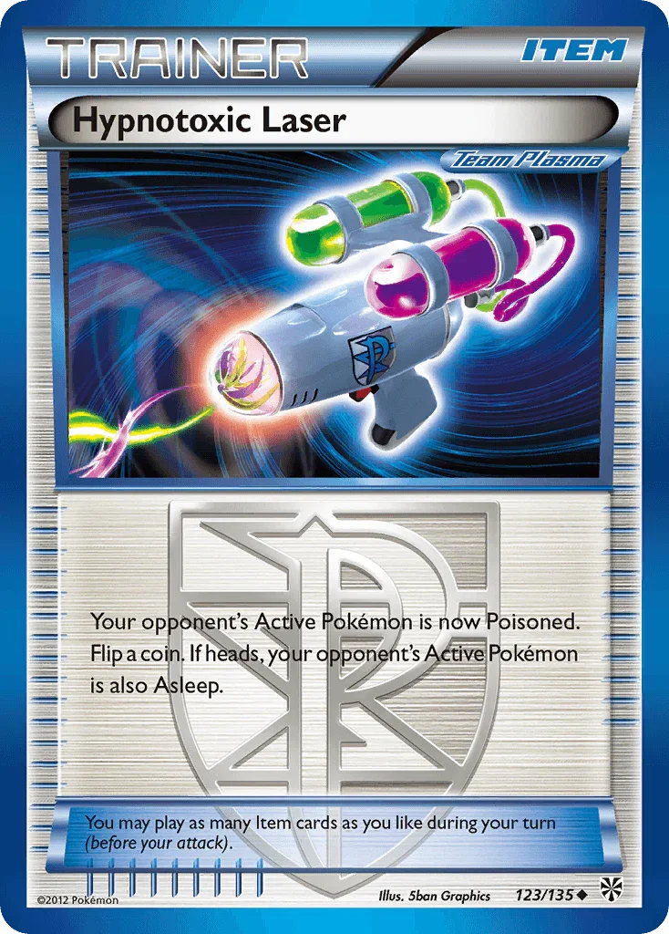 123, Black & White: Plasma Storm, Item, Normal, Reverse Holofoil, Uncommon Hypnotoxic Laser (123/135) [Black & White: Plasma Storm] - Trading Card World