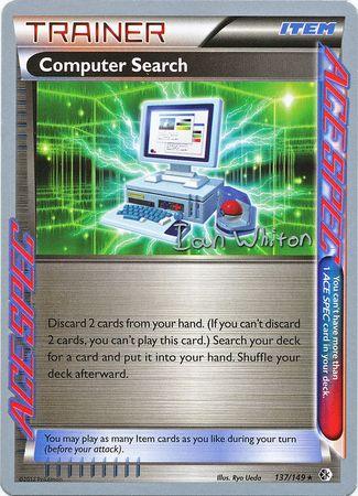 137, Item, Normal, Rare, World Championships 2013 Computer Search (137/149) (American Gothic - Ian Whiton) [World Championships 2013] - Trading Card World