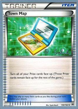 150, Item, Normal, Uncommon, World Championships 2018 Town Map (150/162) (Victory Map - Robin Schulz) [World Championships 2018] - Trading Card World