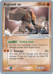 98, Fightning, Normal, Ultra Rare, Water[x2], World Championships 2006 Regirock ex (98/101) (Mewtrick - Jason Klaczynski) [World Championships 2006] - Trading Card World
