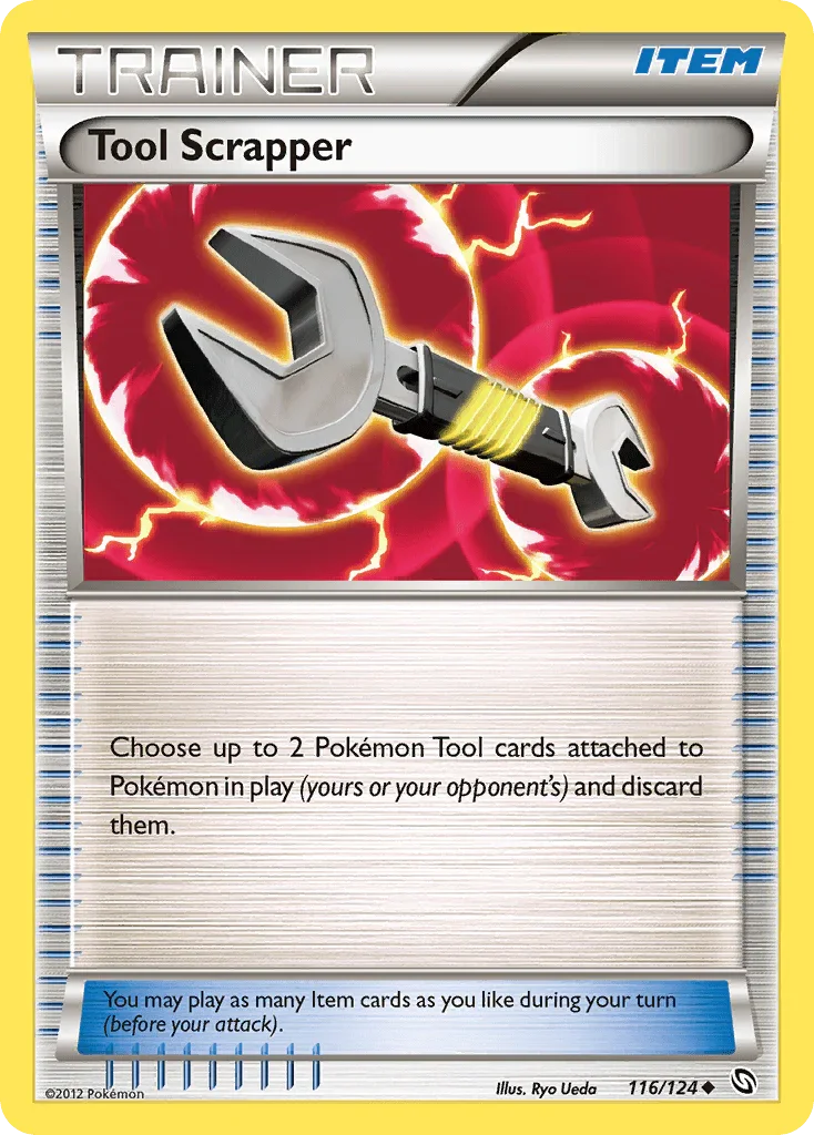 116, Black & White: Dragons Exalted, Item, Normal, Reverse Holofoil, Uncommon Tool Scrapper (116/124) [Black & White: Dragons Exalted] - Trading Card World