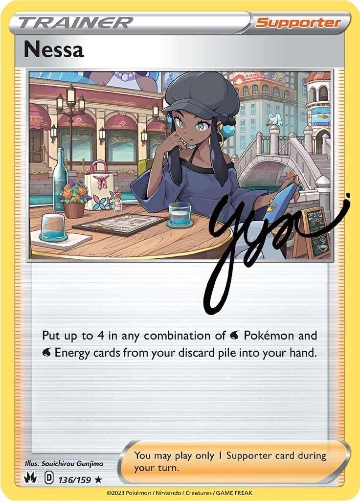 136, Holo Rare, Holofoil, Reverse Holofoil, Supporter, Sword & Shield: Crown Zenith Nessa (136/159) [Sword & Shield: Crown Zenith] - Trading Card World