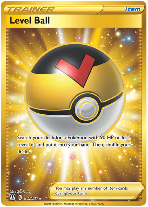 181, Holofoil, Item, Secret Rare, Sword & Shield: Battle Styles Level Ball (181/163) [Sword & Shield: Battle Styles] - Trading Card World