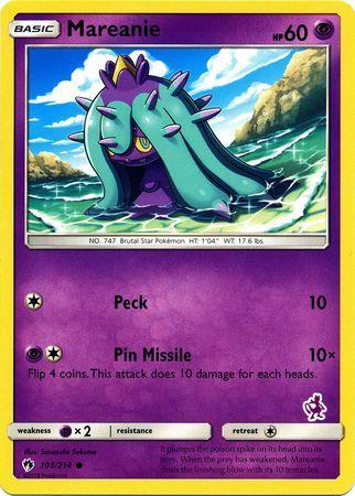 105, Battle Academy 2020, Normal, Promo, Psychic, Psychic[×2] Mareanie (105/214) (Mewtwo Deck) [Battle Academy 2020] - Trading Card World