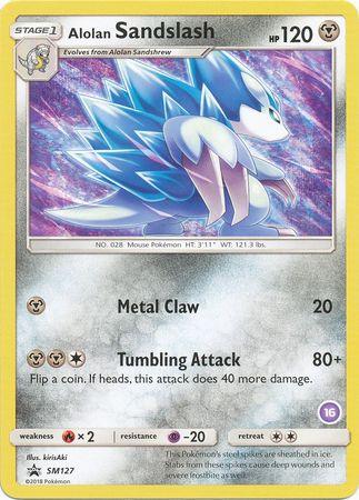 Fire[×2], Metal, Normal, Promo, Psychic[-20], SM127, Sun & Moon: Trainer Kit - Alolan Sandslash Alolan Sandslash (SM127) (Deck Exclusive #16) [Sun & Moon: Trainer Kit - Alolan Sandslash] - Trading Card World