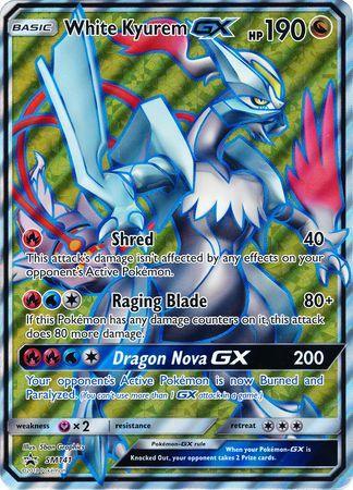 Dragon, Fairy[x2], Holofoil, Promo, SM141, Sun & Moon: Black Star Promos White Kyurem GX (SM141) (Jumbo Card) [Sun & Moon: Black Star Promos] - Trading Card World