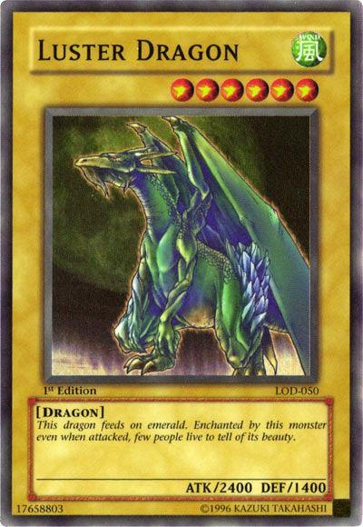 1st Edition, Dragon, Legacy of Darkness, Normal Monster, Super Rare, Unlimited, Wind Luster Dragon #2 [LOD-050] Super Rare - Trading Card World