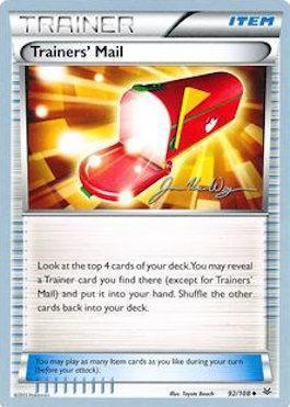 92, Item, Normal, Uncommon, World Championships 2015 Trainers' Mail (92/108) (HonorStoise - Jacob Van Wagner) [World Championships 2015] - Trading Card World