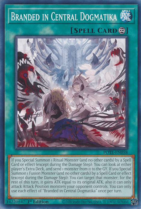 1st Edition, Common, Continuous Spell, Power of the Elements, Spell, Unlimited Branded in Central Dogmatika [POTE-EN058] Common - Trading Card World
