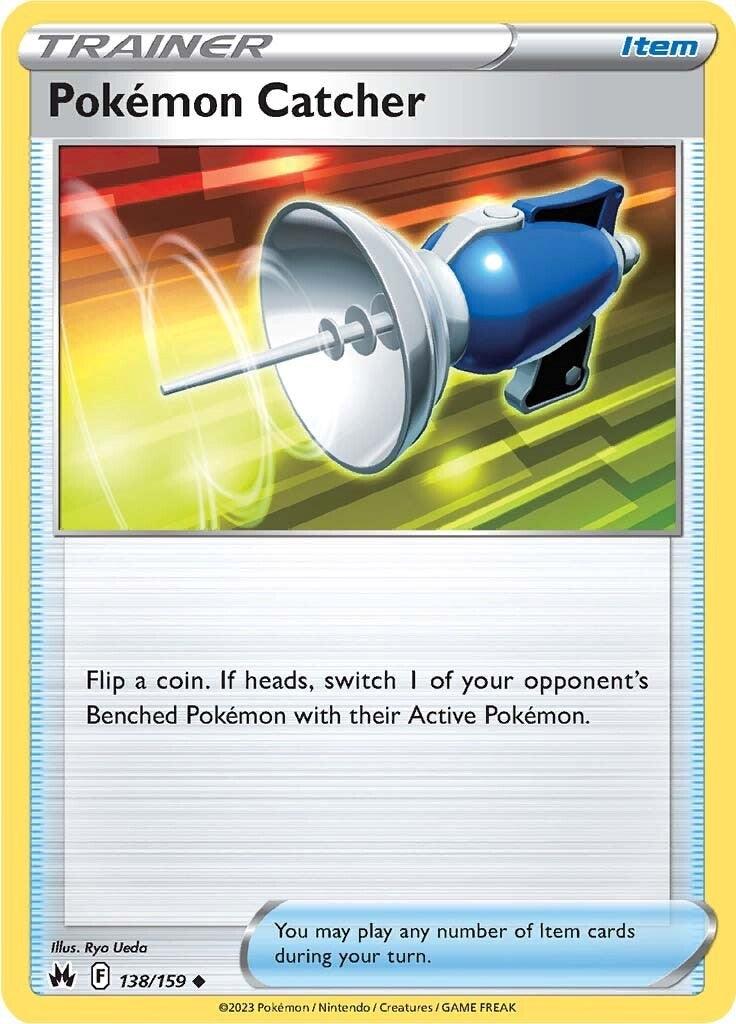 138, Item, Normal, Reverse Holofoil, Sword & Shield: Crown Zenith, Uncommon Pokemon Catcher (138/159) [Sword & Shield: Crown Zenith] - Trading Card World