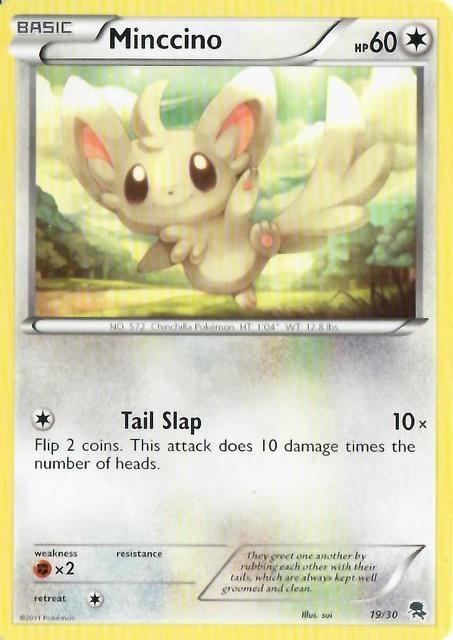 19, Black & White: Trainer Kit - Zoroark, Colorless, Fighting[×2], Normal, Promo Minccino (19/30) [Black & White: Trainer Kit - Zoroark] - Trading Card World