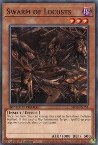 1st Edition, Common, Dark, Effect Monster, Insect, Speed Duel: Battle City Box Swarm of Locusts [SBCB-EN153] Common - Trading Card World