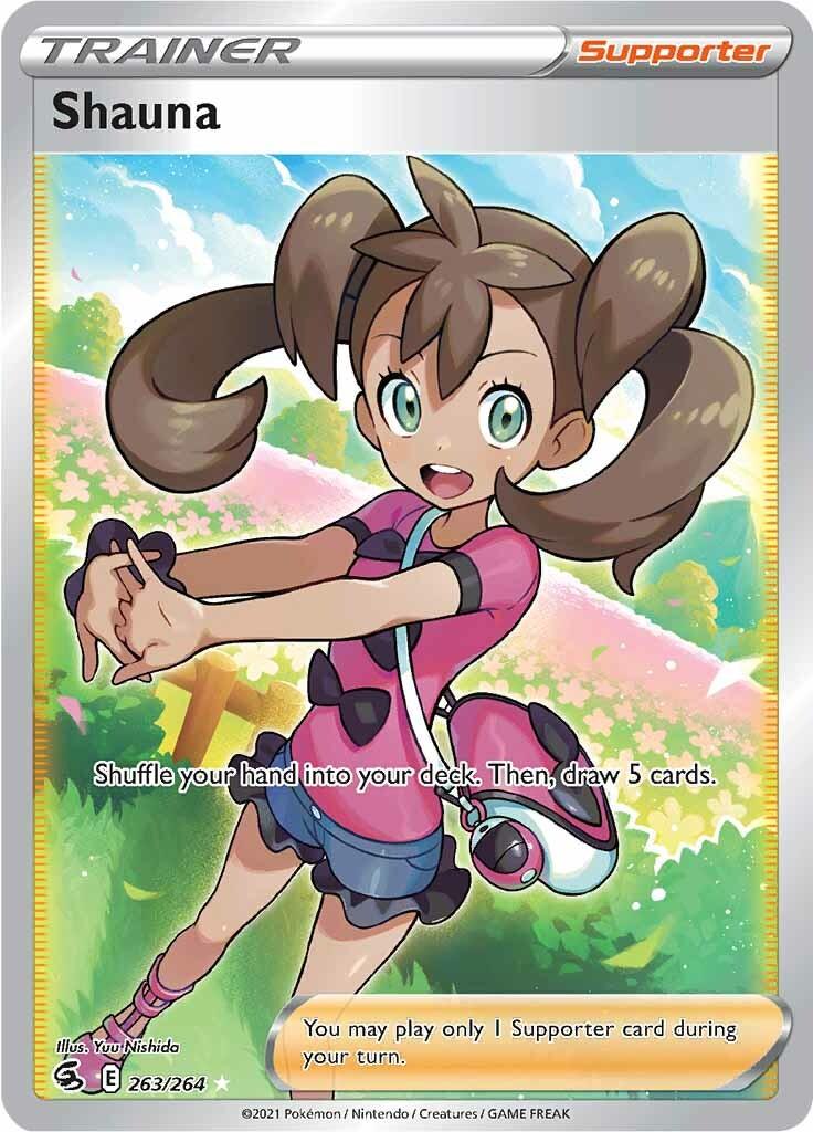 263, Holofoil, Supporter, Sword & Shield: Fusion Strike, Ultra Rare Shauna (263/264) [Sword & Shield: Fusion Strike] - Trading Card World