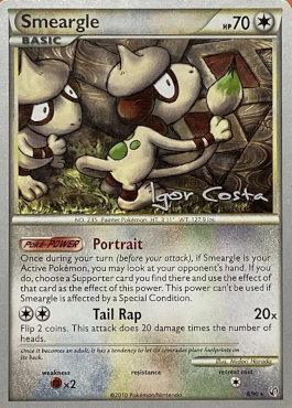 Colorless, Fighting[×2], Normal, Rare, World Championships 2012 Smeargle (8/90) (Pesadelo Prism - Igor Costa) [World Championships 2012] - Trading Card World