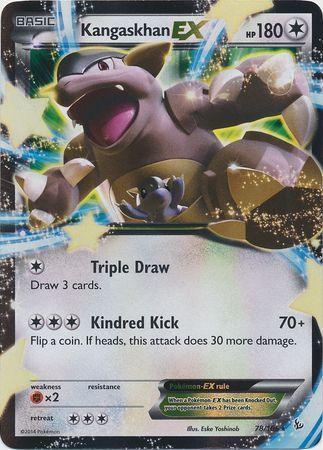 78, Colorless, Fighting[×2], Holofoil, Promo, XY: Flashfire Kangaskhan EX (78/106) (Jumbo Card) [XY: Flashfire] - Trading Card World