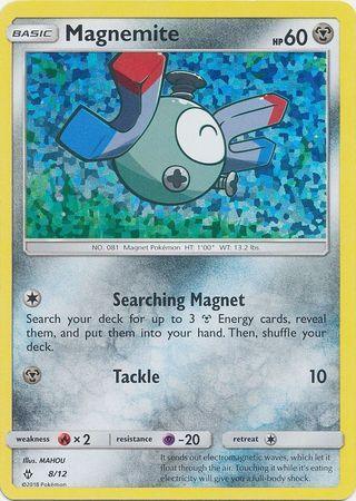 Fire[×2], Holofoil, McDonald's Promos: 2018 Collection, Metal, Promo, Psychic[-20] Magnemite (8/12) [McDonald's Promos: 2018 Collection] - Trading Card World