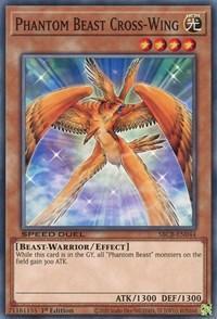1st Edition, Beast-Warrior, Common, Effect Monster, Light, Speed Duel: Battle City Box Phantom Beast Cross-Wing [SBCB-EN044] Common - Trading Card World