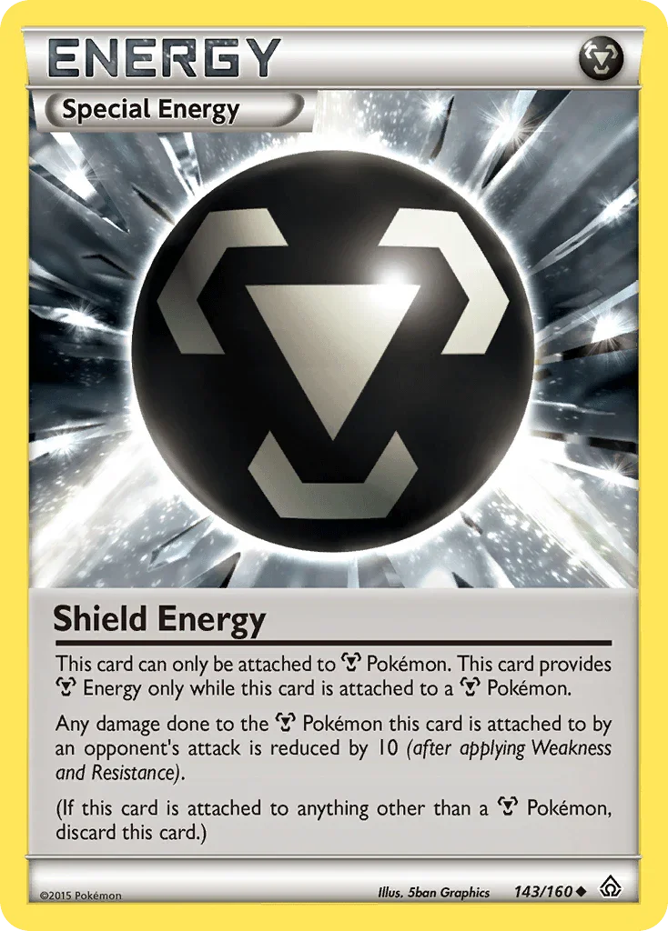 143, Normal, Reverse Holofoil, Special Energy, Uncommon, XY: Primal Clash Shield Energy (143/160) [XY: Primal Clash] - Trading Card World