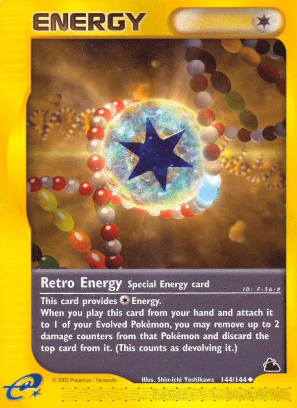 144, Normal, Reverse Holofoil, Skyridge, Special Energy, Uncommon Retro Energy (144/144) [Skyridge] - Trading Card World