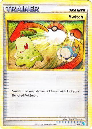 28, HeartGold & SoulSilver: Trainer Kit - Gyarados, Item, Normal, Promo Switch (28/30) [HeartGold & SoulSilver: Trainer Kit - Gyarados] - Trading Card World
