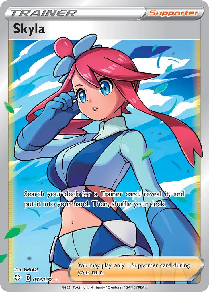 072, Holofoil, Supporter, Sword & Shield: Shining Fates, Ultra Rare Skyla (072/072) [Sword & Shield: Shining Fates] - Trading Card World