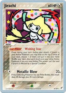 Fire[x2], Grass[-30], Metal, Normal, Rare, World Championships 2005 Jirachi (9/107) (Bright Aura - Curran Hill's) [World Championships 2005] - Trading Card World