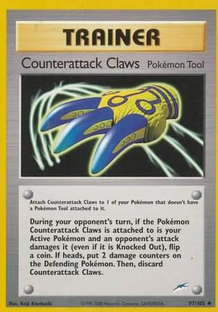97, Item, Neo Destiny Unlimited, Normal, Uncommon Counterattack Claws (97/105) [Neo Destiny Unlimited] - Trading Card World