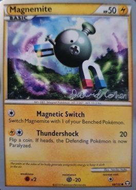 68, Common, Fighting[×2], Lightning, Metal[-20], Normal, World Championships 2011 Magnemite (68/102) (Twinboar - David Cohen) [World Championships 2011] - Trading Card World