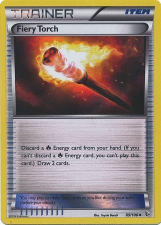 89, Item, Promo, Reverse Holofoil, XY: Flashfire Fiery Torch (89/106) (Sheen Holo Pyroar Collection Exclusive) [XY: Flashfire] - Trading Card World