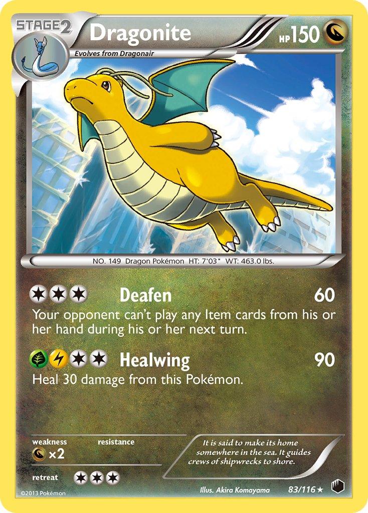 83, Black & White: Plasma Freeze, Dragon, Dragon[×2], Holofoil, Promo Dragonite (83/116) (Cosmos Holo) (Blister Exclusive) [Black & White: Plasma Freeze] - Trading Card World