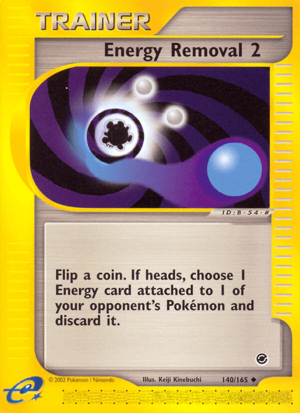 140, Expedition: Base Set, Item, Normal, Reverse Holofoil, Uncommon Energy Removal 2 (140/165) [Expedition: Base Set] - Trading Card World