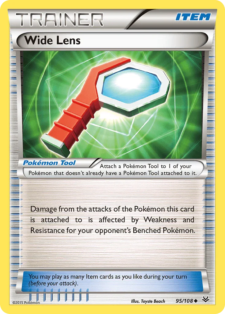 95, Item, Normal, Reverse Holofoil, Uncommon, XY: Roaring Skies Wide Lens (95/108) [XY: Roaring Skies] - Trading Card World