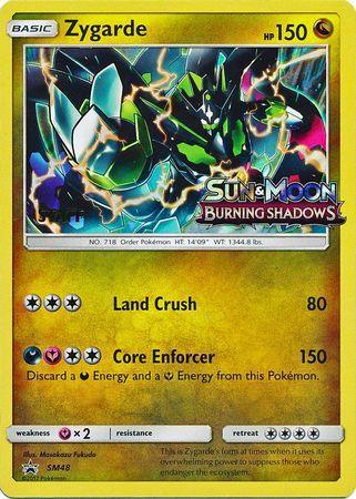 Dragon, Fairy[×2], Holofoil, Promo, SM48, Sun & Moon: Black Star Promos Zygarde (SM48) (Staff Prerelease Promo) [Sun & Moon: Black Star Promos] - Trading Card World