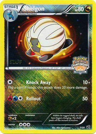 Black & White: Dragon Vault, Dragon, Dragon[×2], Promo, Reverse Holofoil Shelgon (7/20) (Regional Championship Promo Staff) [Black & White: Dragon Vault] - Trading Card World