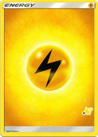 Battle Academy 2020, Lightning, Normal, Promo Lightning Energy (Pikachu Stamp #31) [Battle Academy 2020] - Trading Card World