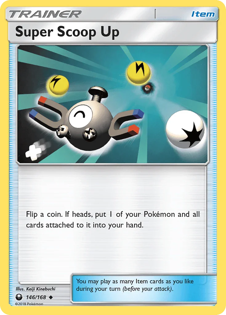 146, Item, Normal, Reverse Holofoil, Sun & Moon: Celestial Storm, Uncommon Super Scoop Up (146/168) [Sun & Moon: Celestial Storm] - Trading Card World