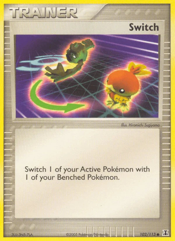 102, Common, EX: Delta Species, Item, Normal Switch (102/113) [EX: Delta Species] - Trading Card World