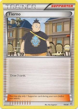 19, Normal, Promo, Supporter, XY: Trainer Kit 1 - Bisharp Tierno (19/30) [XY: Trainer Kit 1 - Bisharp] - Trading Card World