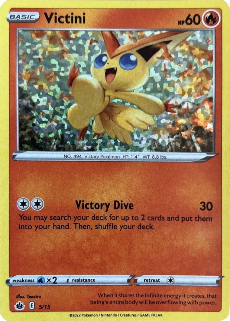 Fire, Holofoil, McDonald's Promos: Match Battle, Promo, Water [x2] Victini (5/15) [McDonald's Promos: Match Battle] - Trading Card World