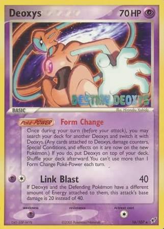16, EX: Deoxys, Normal, Promo, Psychic, Psychic[×2] Deoxys (16/107) (Movie Promo) [EX: Deoxys] - Trading Card World