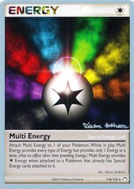 118, Normal, Rare, Special Energy, World Championships 2008 Multi Energy (118/123) (Intimidation - Tristan Robinson) [World Championships 2008] - Trading Card World