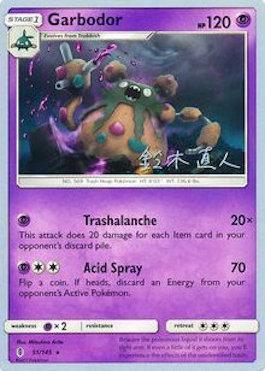 51, Normal, Psychic, Psychic[×2], Rare, World Championships 2017 Garbodor (51/145) (Golisodor - Naoto Suzuki) [World Championships 2017] - Trading Card World
